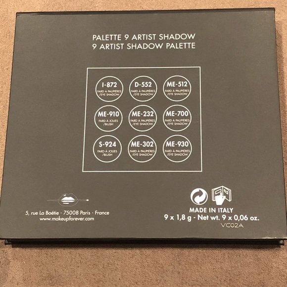Make Up For Ever 9 Artist Shadow Palette - Picture 3 of 5
